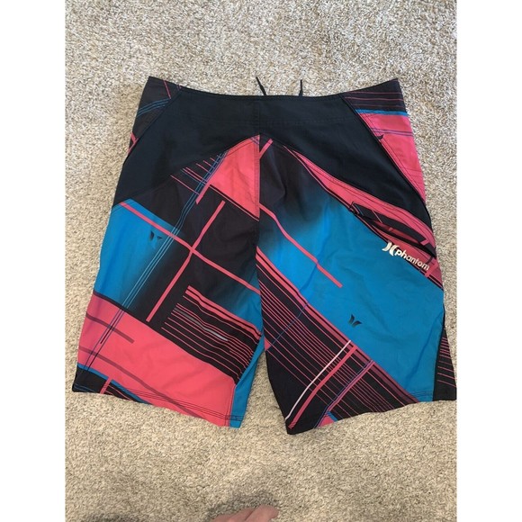 HURLEY PHANTOM BOARDSHORTS MULTICOLOR SWIM SUIT MENS SIZE 34 - Picture 4 of 7